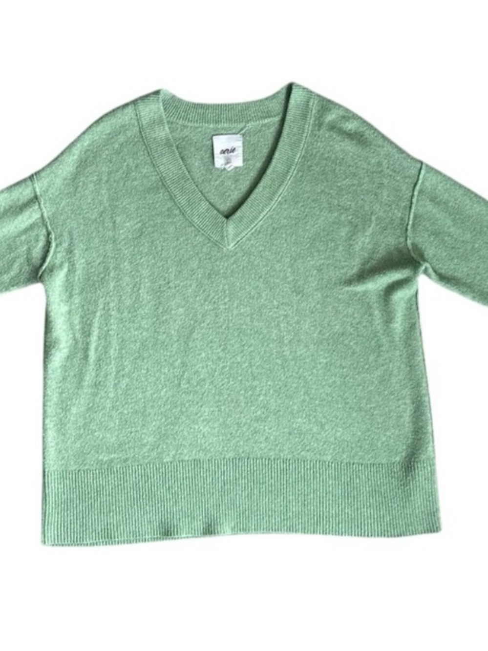 Aerie Oversized Sweater Green Size Extra Small